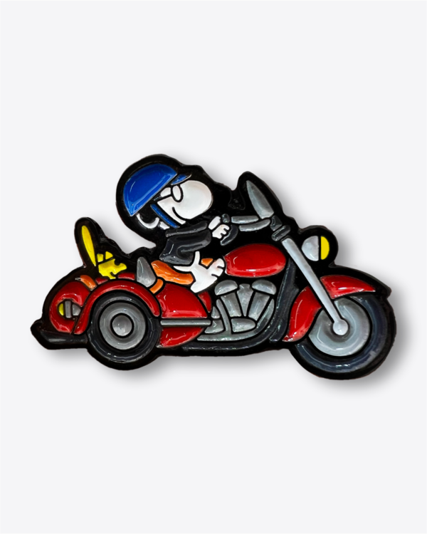 Pin - Snoopy En Moto Ref.2