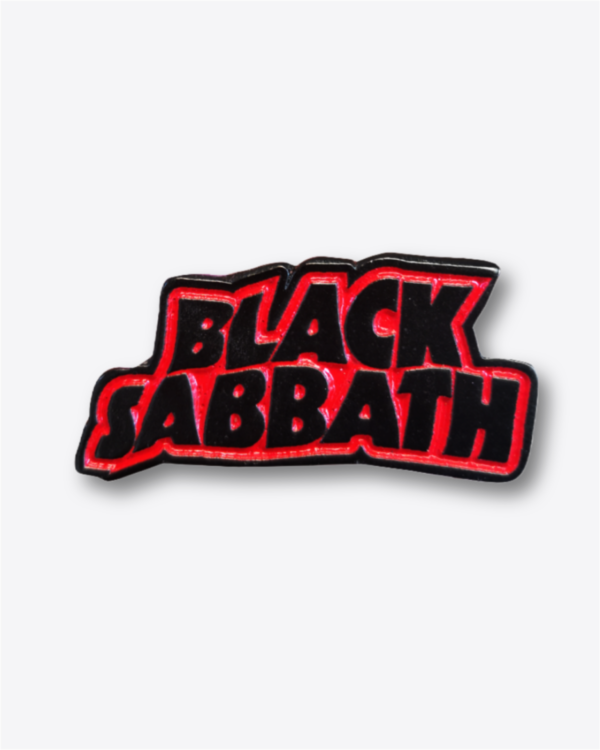 Pin - Black Sabbath Rojo