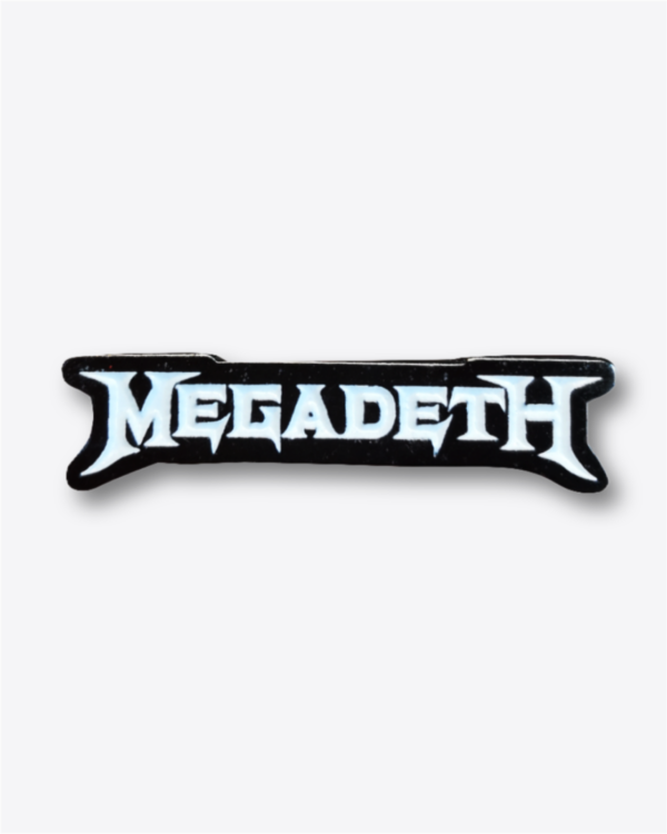 Pin - Megadeth Blanco