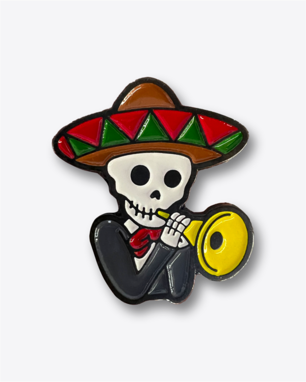 Pin - Calavera Trompeta