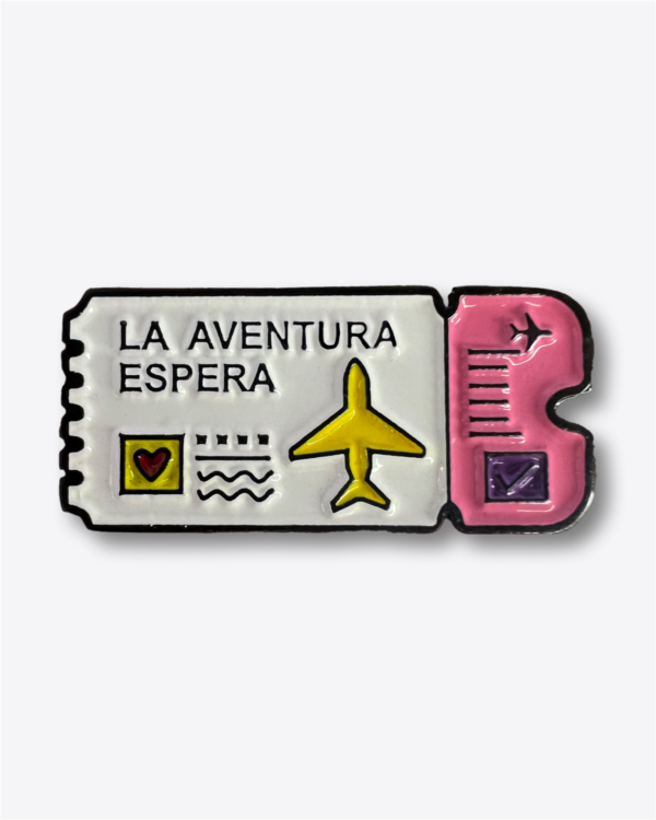 Pin - Boleto de avión Ref. 3