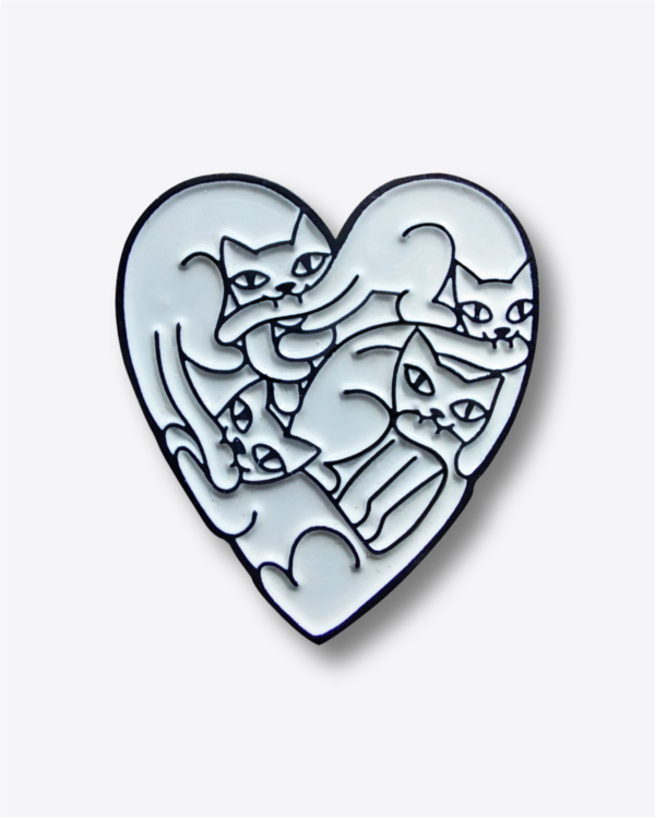 Pin - Corazón de Gato - Ref 1