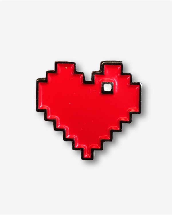 Pin - Corazón pixel