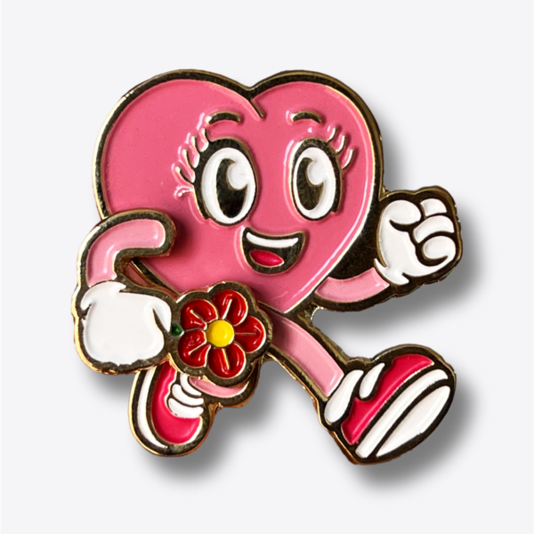 Pin - Corazón Con Flor