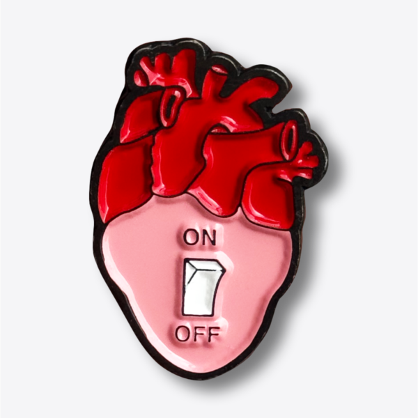 Pin - Corazón ON / OFF