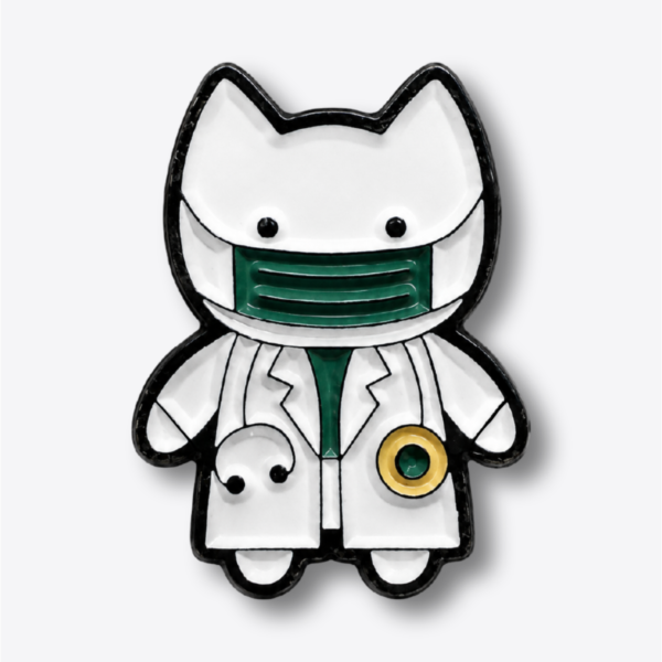 Pin - Gato Médico