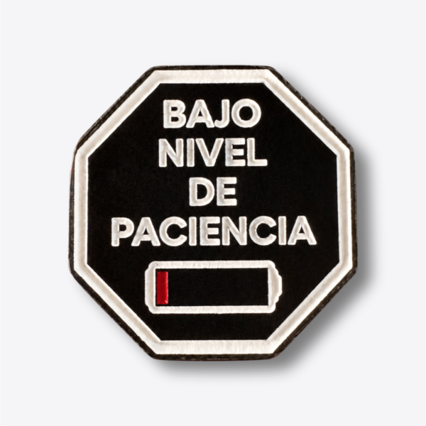 Pin - Baja Paciencia