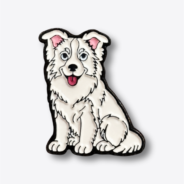 Pin - Border Collie (Blanco)